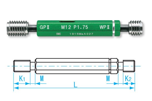 Dưỡng đo ren trong M18x2.5-GPWP II, GPWP2-2025