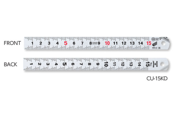 Thước lá dài 150mm Catch up, bề mặt phủ Satin NiigataSeiki, CU-15KD